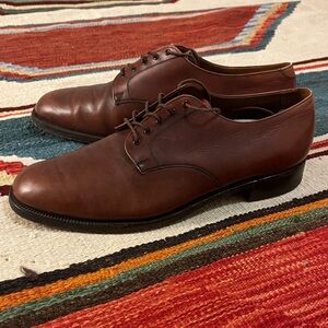 Brooks Brothers “Brooks English” Brown Leather Oxfords, Men’s 44